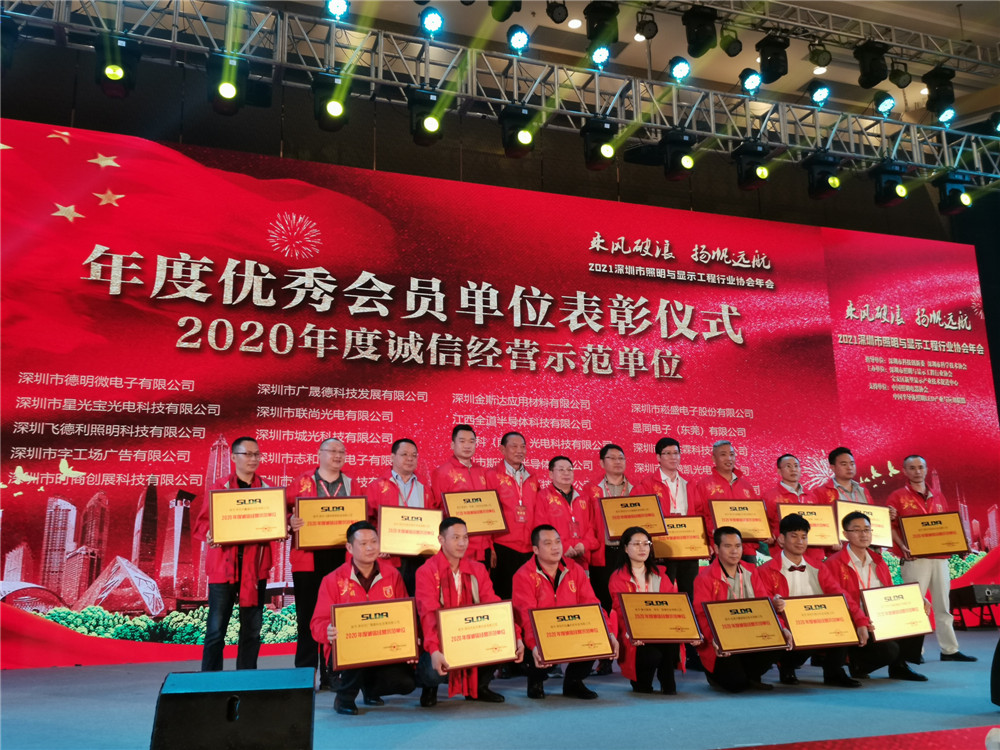 夜色在线视频应邀参加2021深圳照明与显示工程行业协会年会